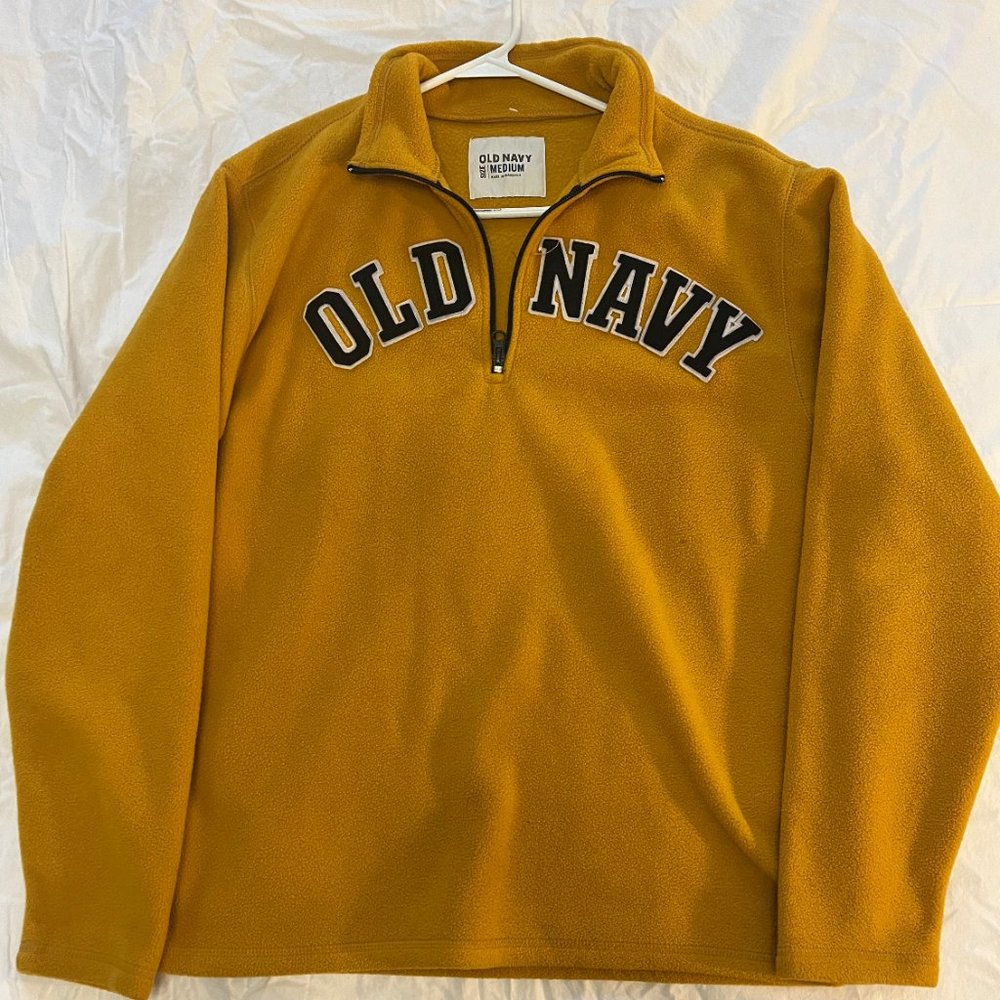VINTAGE OLD NAVY FLEECE Quarter Zip UNISEX